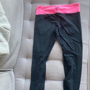 TNA Pink waistband cotton leggings